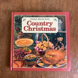 Favorite Brand Name Country Christmas hard‎ back cook book